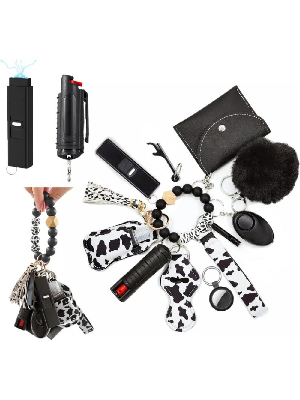 Stylish Women's Gift Set: Card Holder & Wristlet Lanyard - Perfect for Any